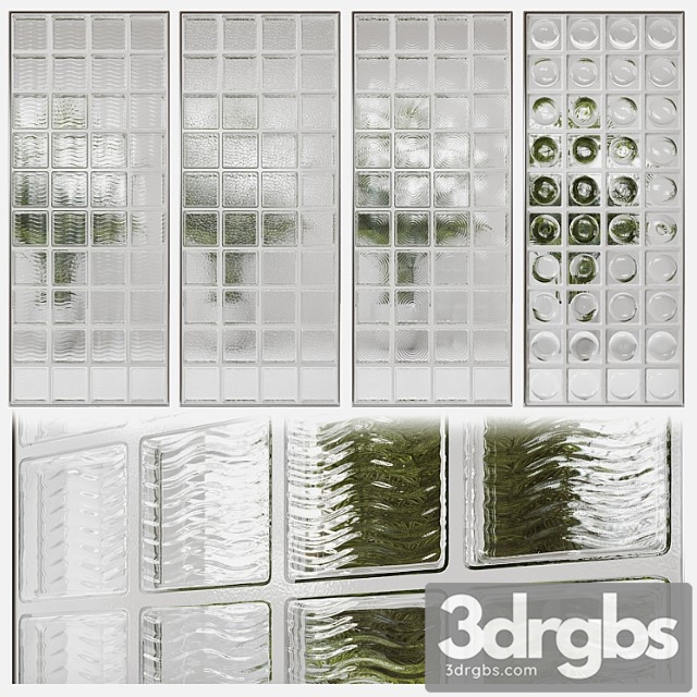 Glass block partition 4