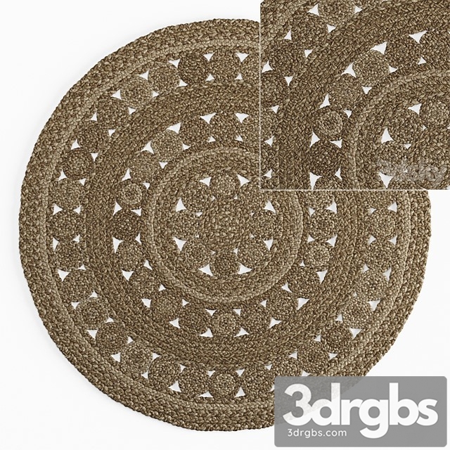 Round Jute Rug by Serena & Lily