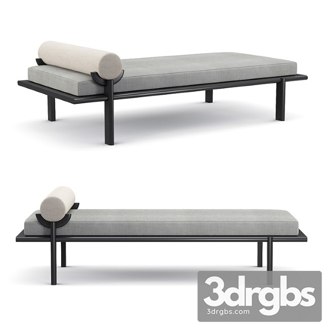 Vonnegut kraft - black crescent lounge daybed