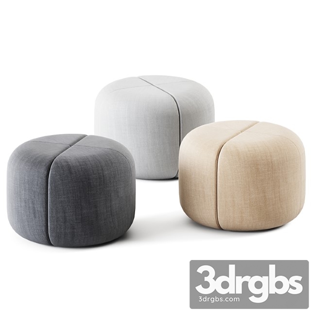 Round Pouf Bob by Bla Station