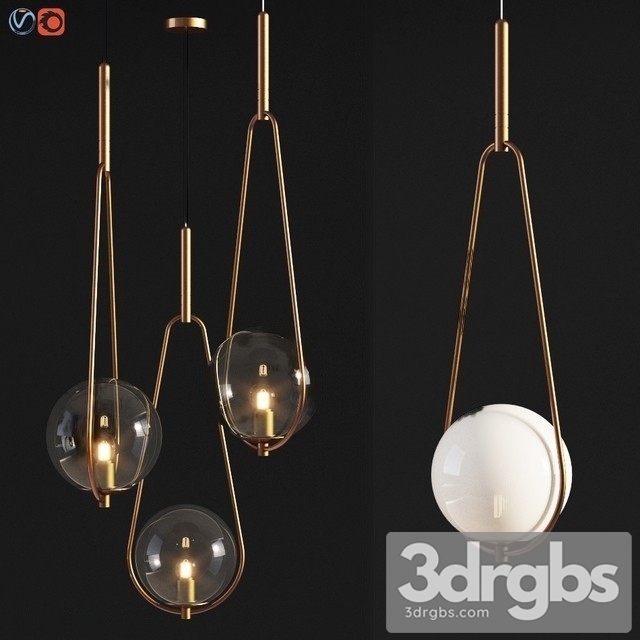 Pendant Lamp Loop Brass