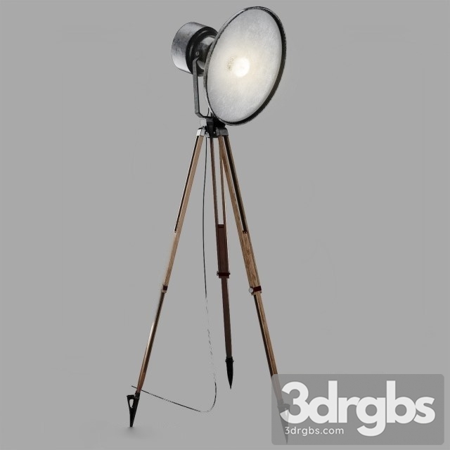 Tripod Spotlight Floor Lamp