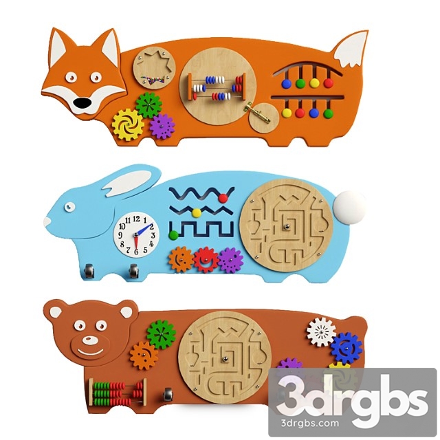 Busyboard forest animals