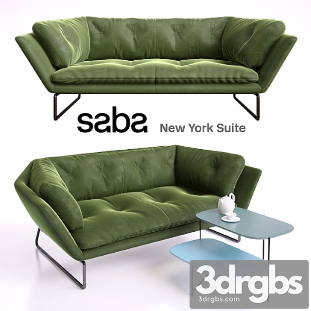 New York Suite By Saba Italia 2 Seater And Haiku 3