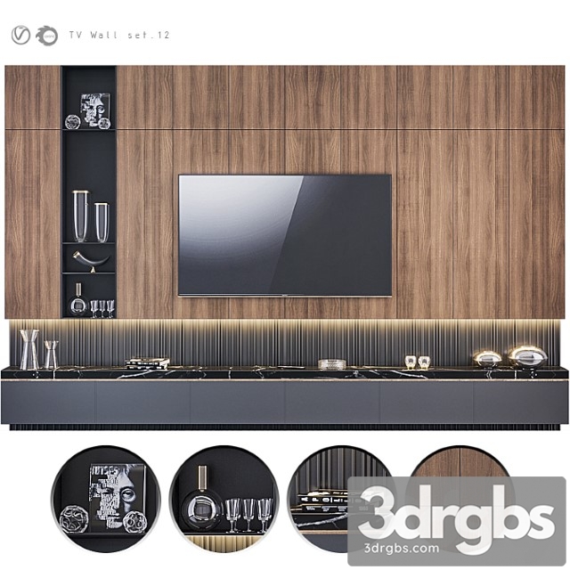 Tv wall set 12