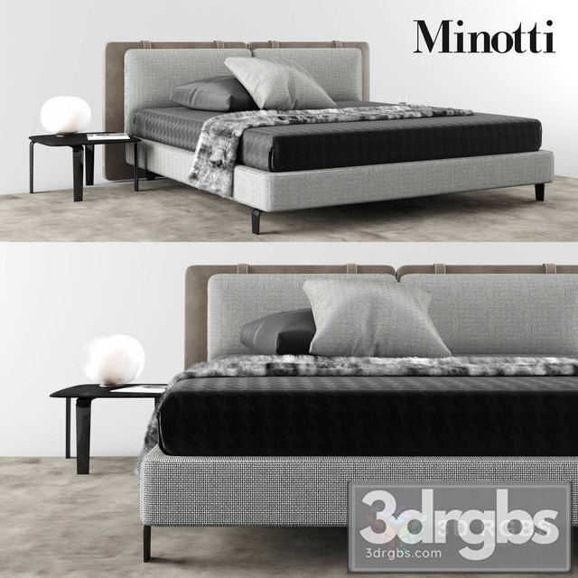 Minotti Tatlin Soft Bed 02