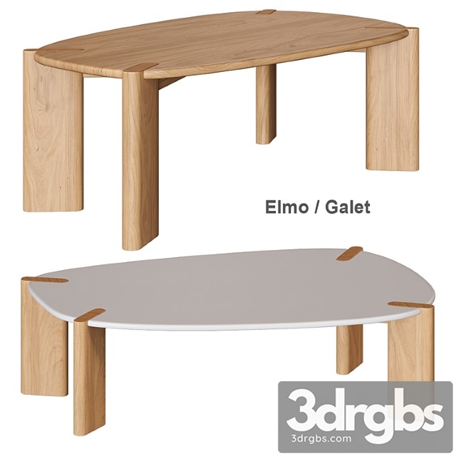 Galet coffee table la redoute