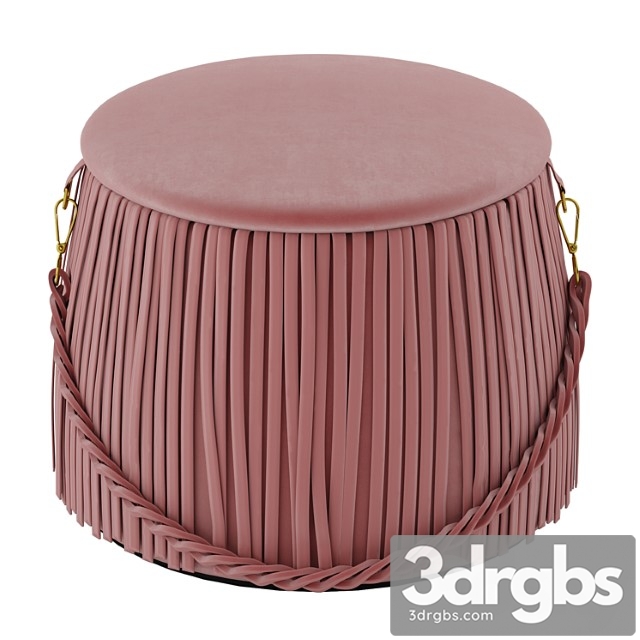 Ribbon pouf