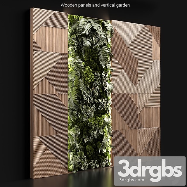 Wooden Panels and Vertical Garden 2