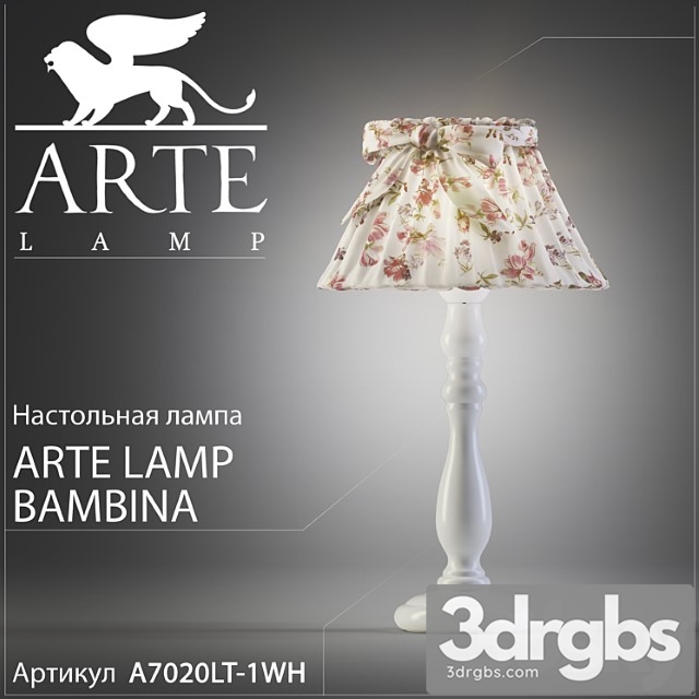 arte lamp bambina a7020lt-1wh