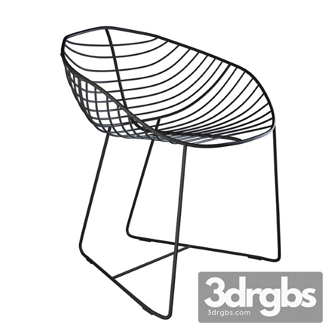 Metal chair lystok chair 2