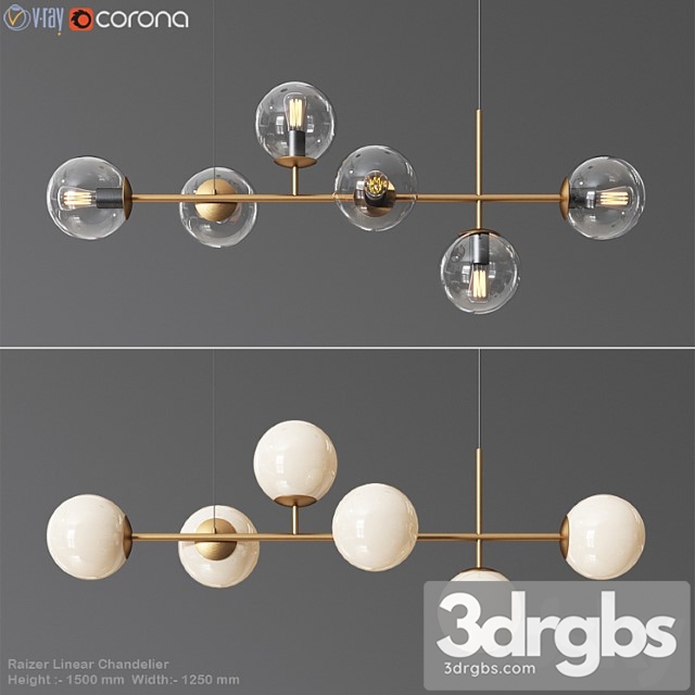 Raizer Linear Chandelier