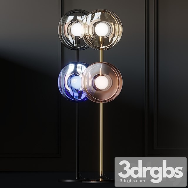 Bomma orbital crystal floor lamps