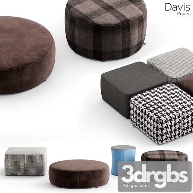 Minotti davis poufs 2