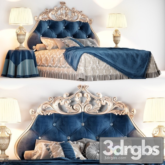 Bolzan Velvet Bed