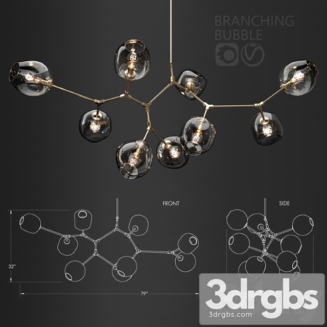 Branching Bubble 9 Lamps 8