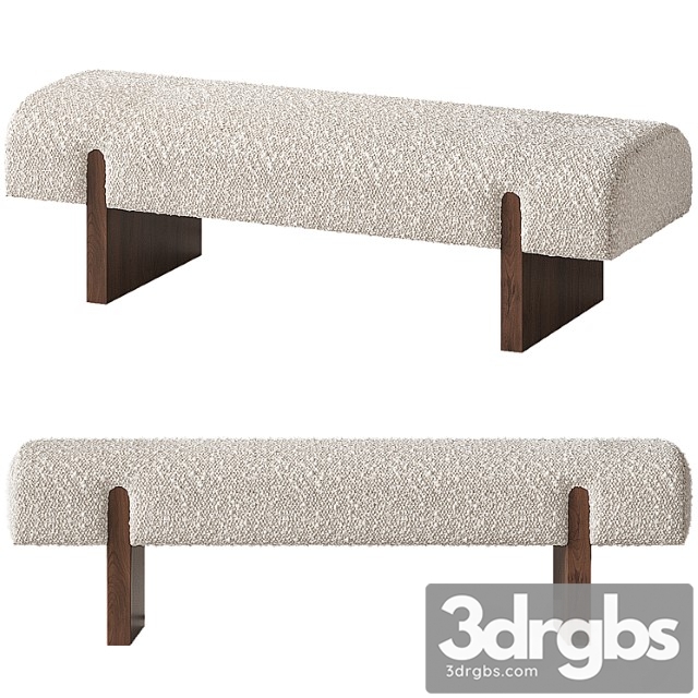 Cb2 socca upholstered bench