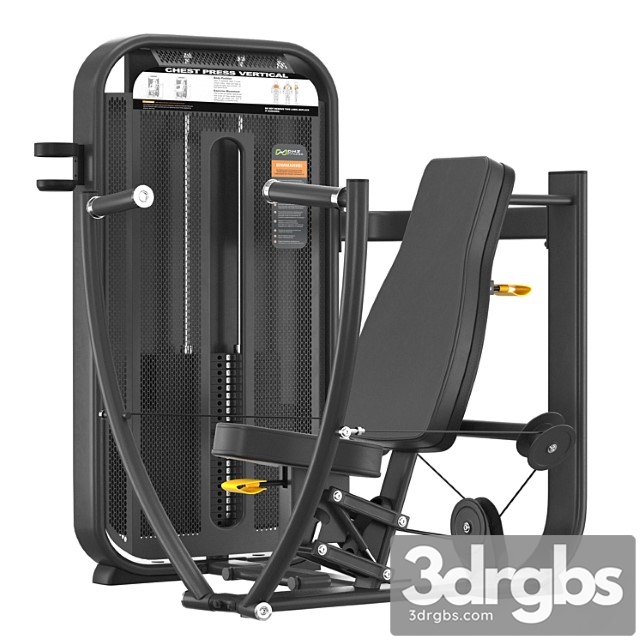 Dhz fitness e-7008 vertical press