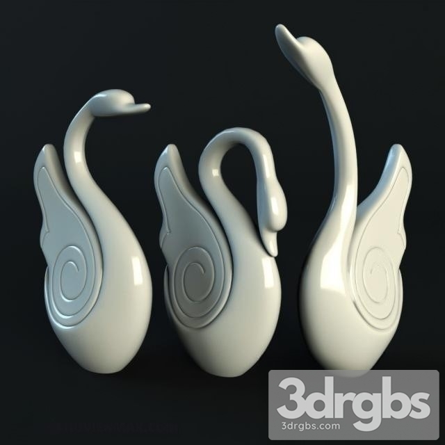 Porcelain Swan