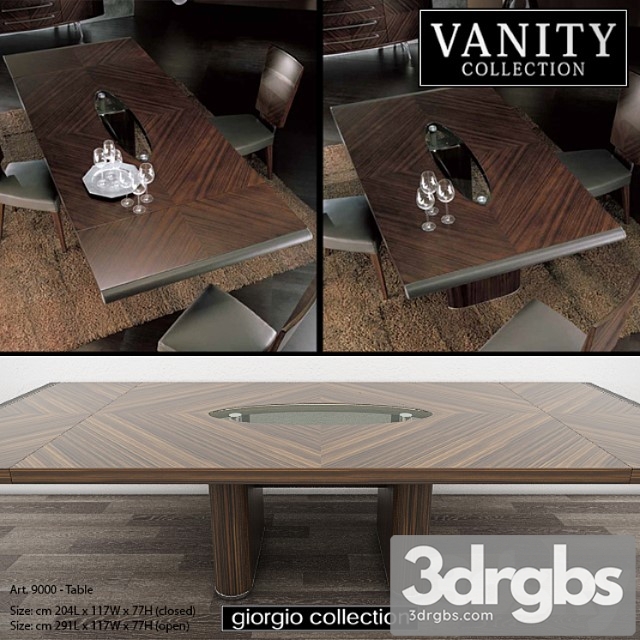 Giorgio Collection Vanity Art 9000 Table