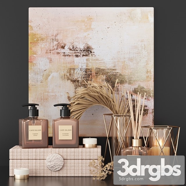 Cape island decor set 05