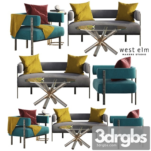 Living set west elm 2