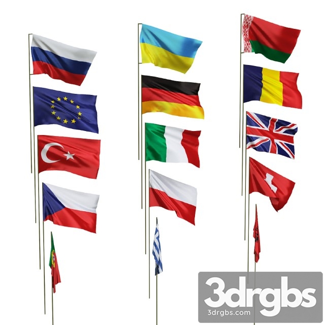 Flags Different Countries