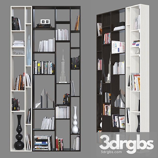 Double-sided shelving 011. 2