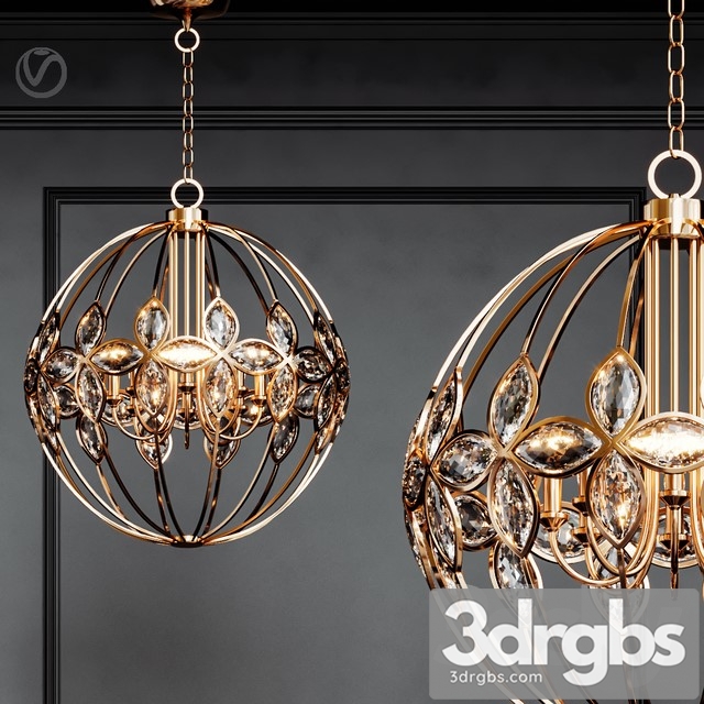 Uttermost Ambre 8 Light Gold 