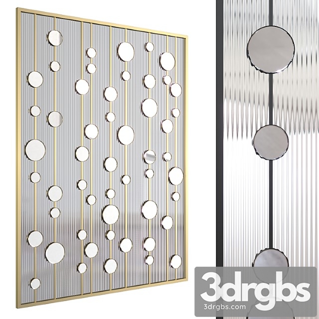 Decorative partition 015. (3 sizes, 3 materials)