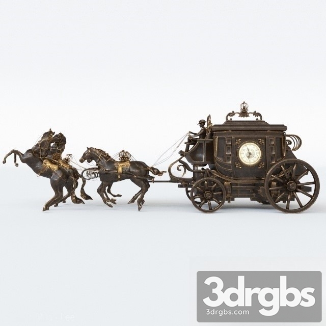 Download Clock Coach clock model - 3DRGBs