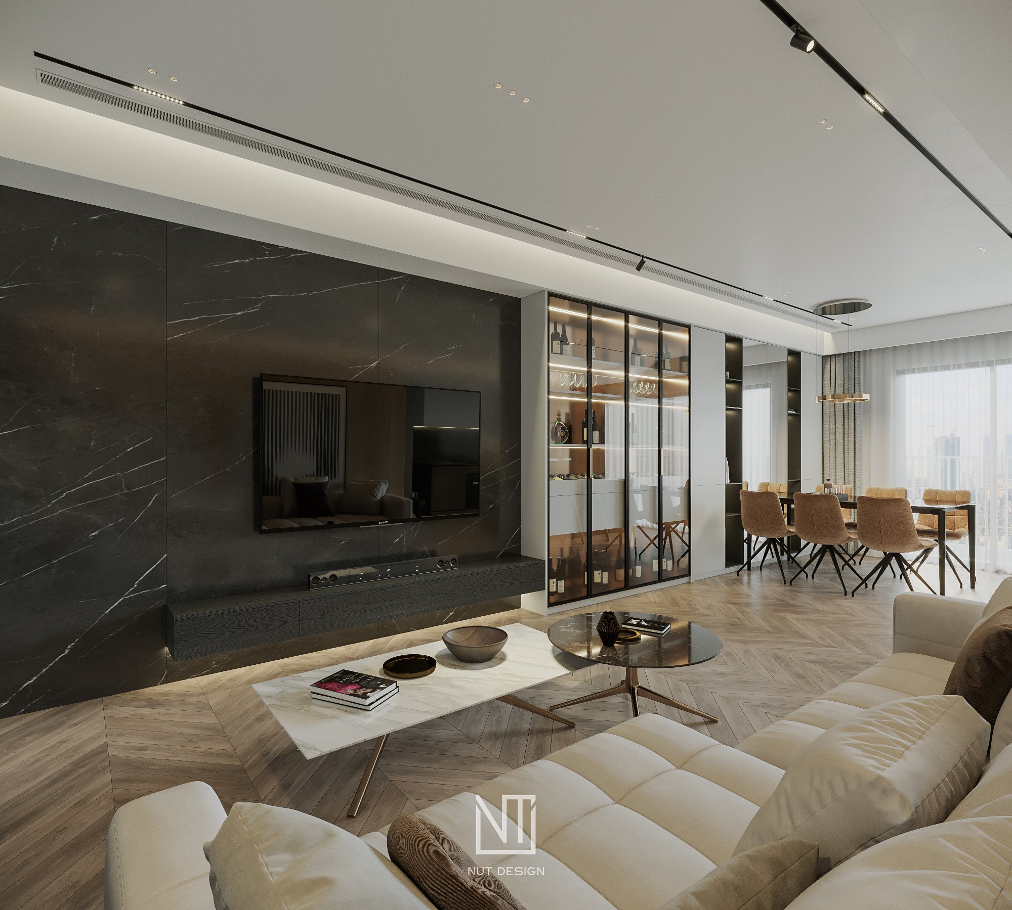 Living Room Apartment Share By Nut Design 6