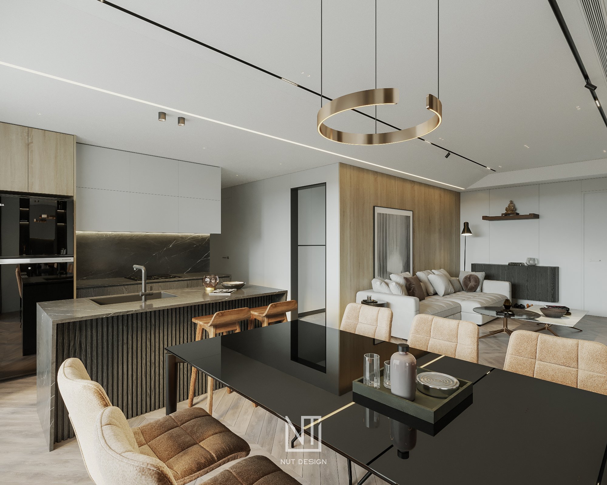 Living Room Apartment Share By Nut Design 7